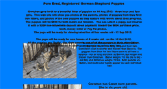 Desktop Screenshot of monumentgermanshepherds.webstarts.com