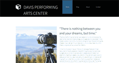Desktop Screenshot of davisperformingarts.webstarts.com