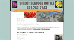 Desktop Screenshot of directseafoodoutletmelbourne.webstarts.com