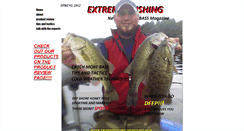 Desktop Screenshot of extremefishing.webstarts.com