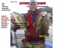 Tablet Screenshot of extremefishing.webstarts.com