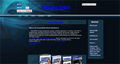 Desktop Screenshot of musclegain.webstarts.com