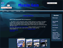 Tablet Screenshot of musclegain.webstarts.com