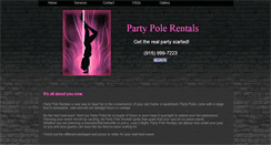 Desktop Screenshot of partypolerentals.webstarts.com