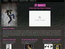 Tablet Screenshot of jtdance.webstarts.com