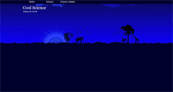 Desktop Screenshot of coolscience.webstarts.com