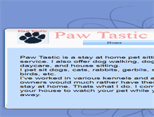 Tablet Screenshot of pawtastic.webstarts.com