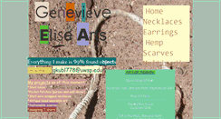 Desktop Screenshot of genevieveelisearts.webstarts.com