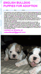 Mobile Screenshot of englishbulldogpuppiess.webstarts.com