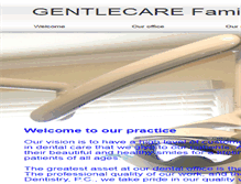 Tablet Screenshot of gentlecare.webstarts.com