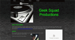 Desktop Screenshot of geeksquadproductions.webstarts.com