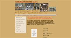 Desktop Screenshot of predatorextremehunts.webstarts.com