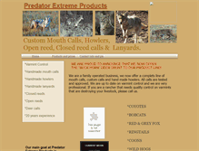 Tablet Screenshot of predatorextremehunts.webstarts.com