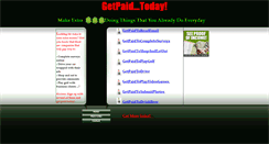 Desktop Screenshot of getpaidtoday.webstarts.com