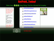 Tablet Screenshot of getpaidtoday.webstarts.com