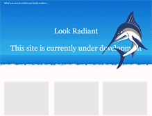 Tablet Screenshot of lookradiant.webstarts.com