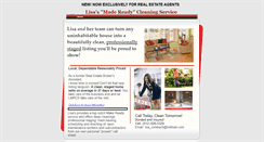 Desktop Screenshot of lisasmadereadycleaningservice.webstarts.com