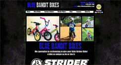 Desktop Screenshot of bluebanditbikes.webstarts.com
