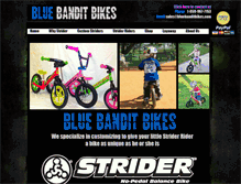 Tablet Screenshot of bluebanditbikes.webstarts.com