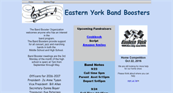 Desktop Screenshot of easternyorkbandboosters.webstarts.com