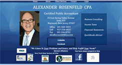 Desktop Screenshot of alexrosenfeldcpa.webstarts.com