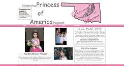 Desktop Screenshot of oklahomaprincessofamerica.webstarts.com