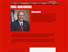 Tablet Screenshot of paulkanjorski.webstarts.com