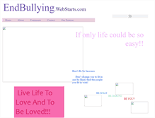 Tablet Screenshot of endbullying.webstarts.com