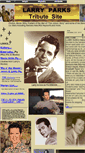 Mobile Screenshot of larryparks.webstarts.com