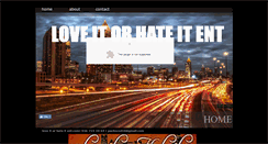 Desktop Screenshot of loveitorhateitent.webstarts.com