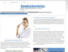 Tablet Screenshot of goodsandservicies.webstarts.com
