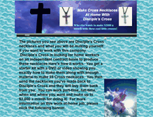 Tablet Screenshot of makecrossnecklacesathome.webstarts.com
