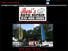 Tablet Screenshot of borisautorepair.webstarts.com