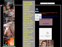 Tablet Screenshot of cameronjonesmiracleintexas.webstarts.com