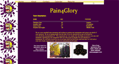 Desktop Screenshot of pain4glory.webstarts.com