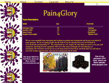 Tablet Screenshot of pain4glory.webstarts.com