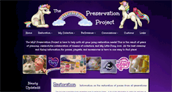 Desktop Screenshot of mlppreservationproject.webstarts.com