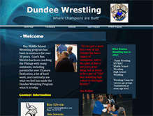 Tablet Screenshot of dundeewrestling.webstarts.com