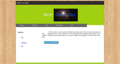 Desktop Screenshot of bestcheatcodes.webstarts.com