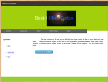 Tablet Screenshot of bestcheatcodes.webstarts.com