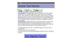 Desktop Screenshot of globaltestmarket.webstarts.com