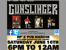 Tablet Screenshot of gunslingerband.webstarts.com