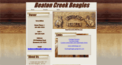 Desktop Screenshot of beatoncreekbeagles.webstarts.com