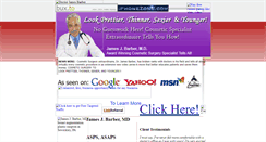 Desktop Screenshot of plasticsurgerycenter.webstarts.com