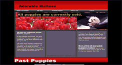 Desktop Screenshot of adorablemaltesepuppies.webstarts.com