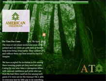 Tablet Screenshot of americantreeman.webstarts.com