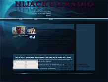 Tablet Screenshot of hijackedradio.webstarts.com