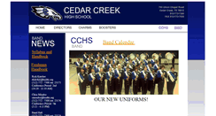 Desktop Screenshot of cchsband.webstarts.com