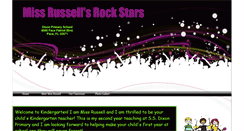 Desktop Screenshot of missrussell.webstarts.com