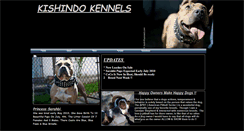 Desktop Screenshot of kishindokennels.webstarts.com